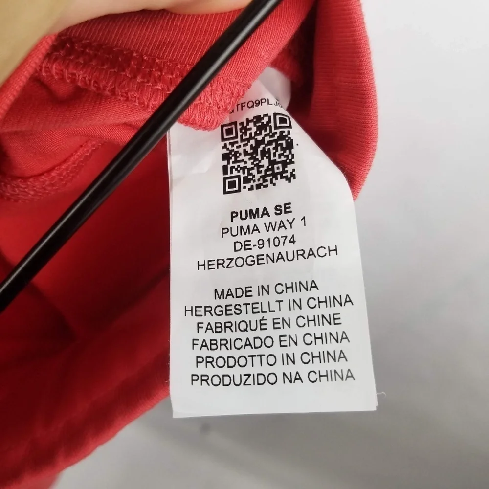 Puma Fashion T7 Women's Leggings Med Spiced Coral Exposed Workout Yoga Gym Pants